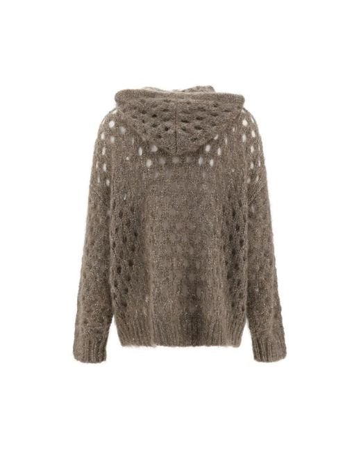 Cardigans Brunello Cucinelli de color Brown