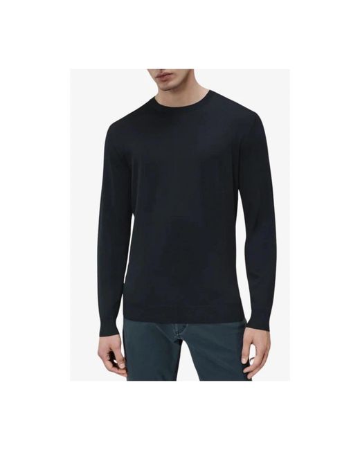 Rrd Blauer rundhals-pullover in Blue für Herren