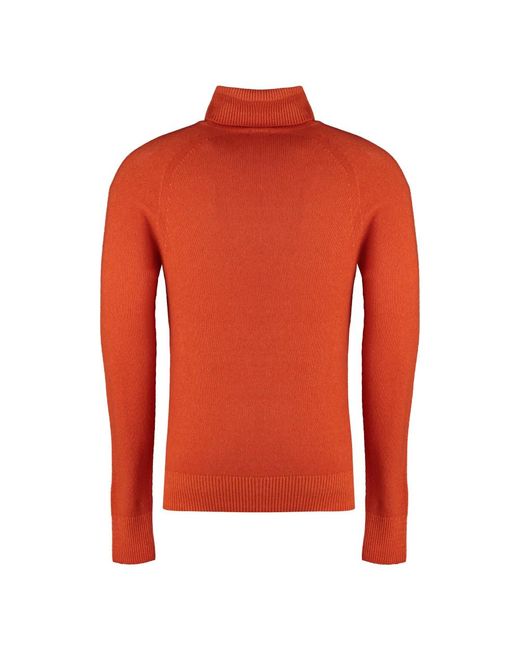 Malo Red Cashmere Knitwear for men