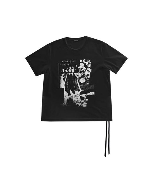 Ann Demeulemeester Stijlvol T-Shirt Fa206 099 in het Black voor heren