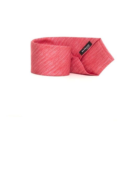 Kiton Pink Ties for men
