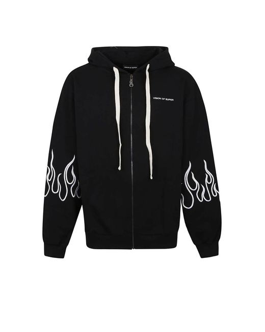 Vision Of Super Black Zip-Throughs for men