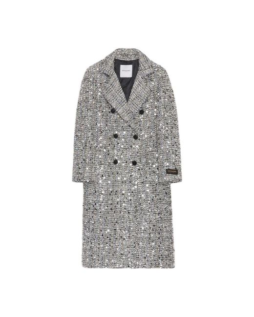 Ermanno Scervino Double-Breasted Jas in het Gray