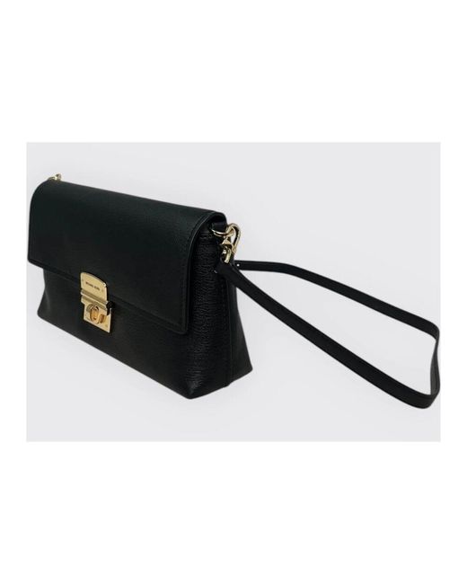 Michael Kors Black Konvertierbare Schultertasche Pouchette