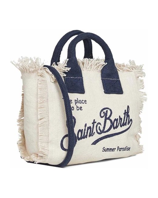 Mc2 Saint Barth Blue Shopping Bags