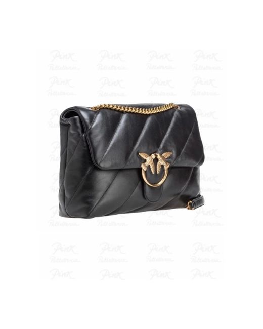 Pinko Gray Shoulder Bags