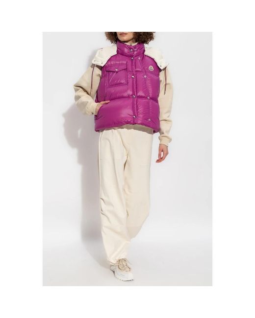 Moncler Purple Vests