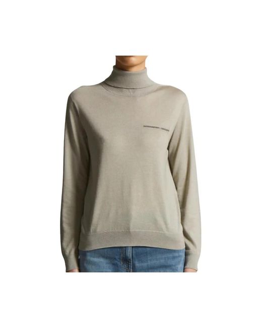 Peserico Green Cashmere Knitwear