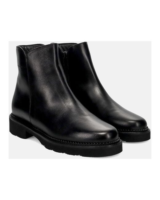 Luca Grossi Black Ankle Boots