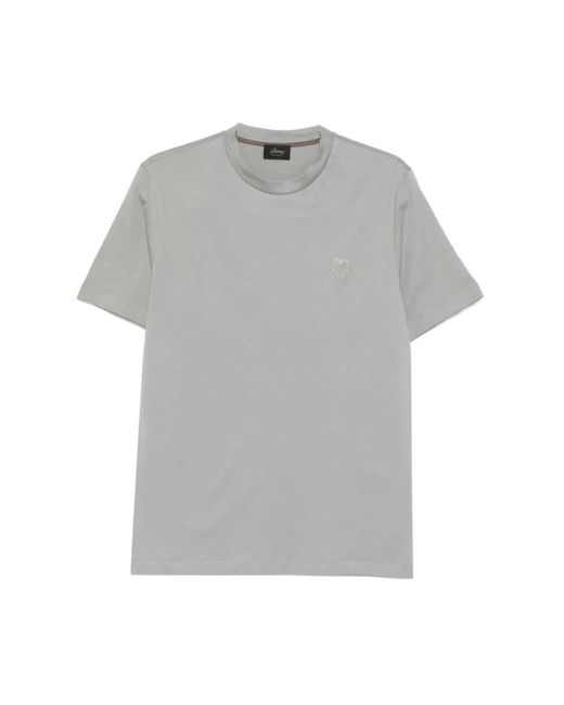 Brioni Gray T-Shirts for men