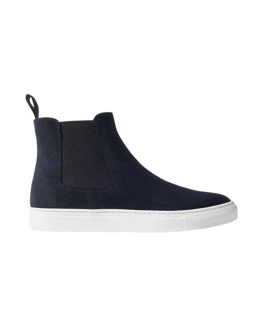 Scarosso Blue Chelsea Boots for men