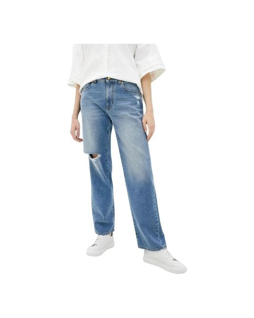 Love Moschino Blue Straight Jeans