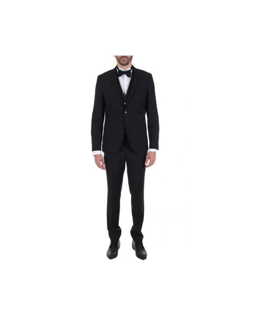 HUGO Black Suit Trousers for men