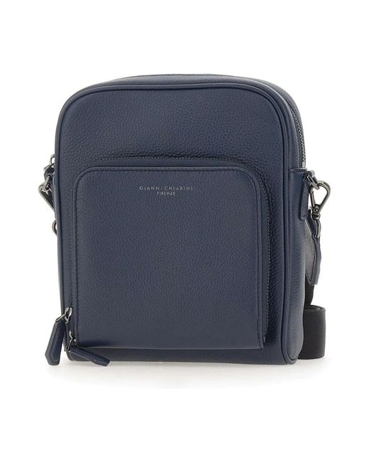 Gianni Chiarini Blue Messenger Bags for men
