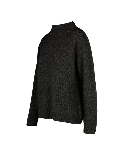 Bomboogie Wool Volcano Neck Sweater in het Black