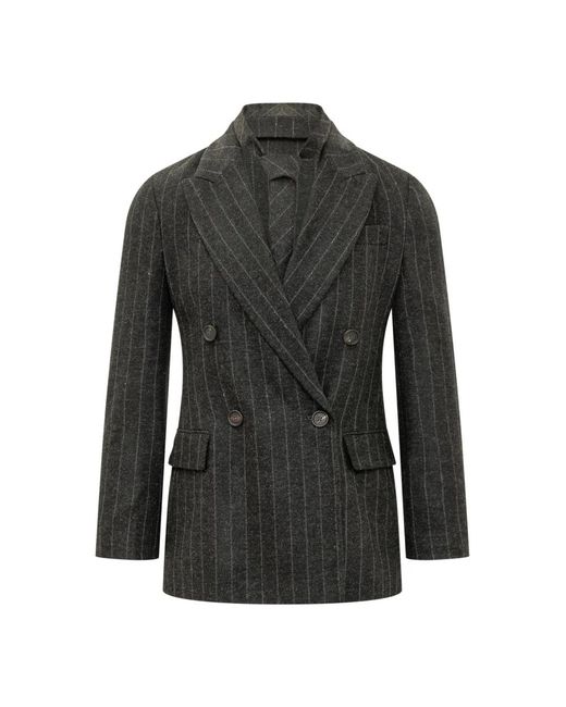 Brunello Cucinelli Kostuumjas in het Black