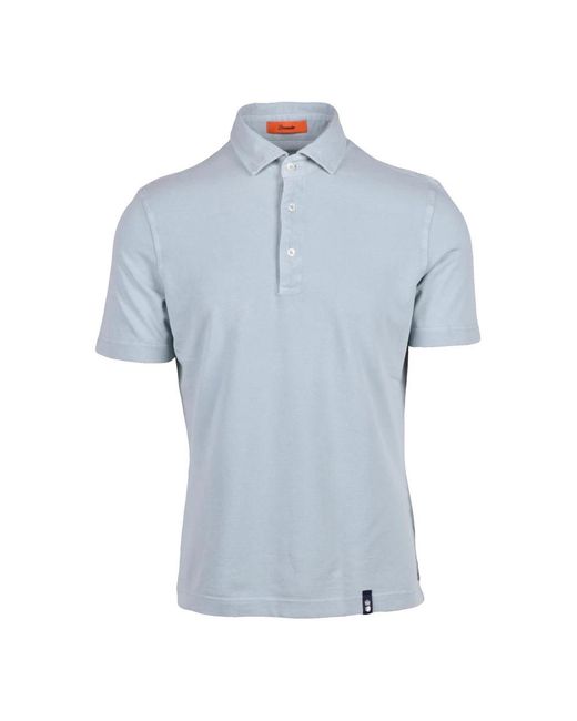 Drumohr Blue Polo Shirts for men