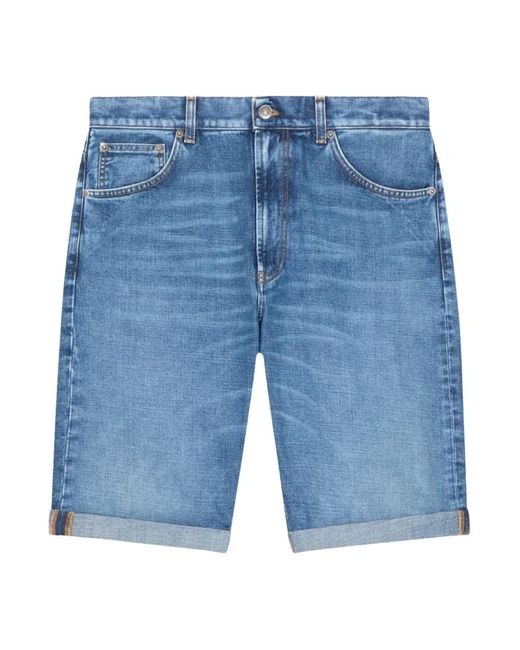 Dondup Blue Denim Shorts for men