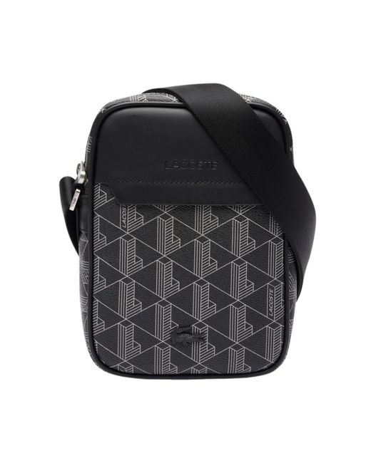 Messenger Bags di Lacoste in Black da Uomo