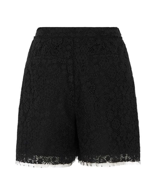 RED Valentino Black Short Shorts