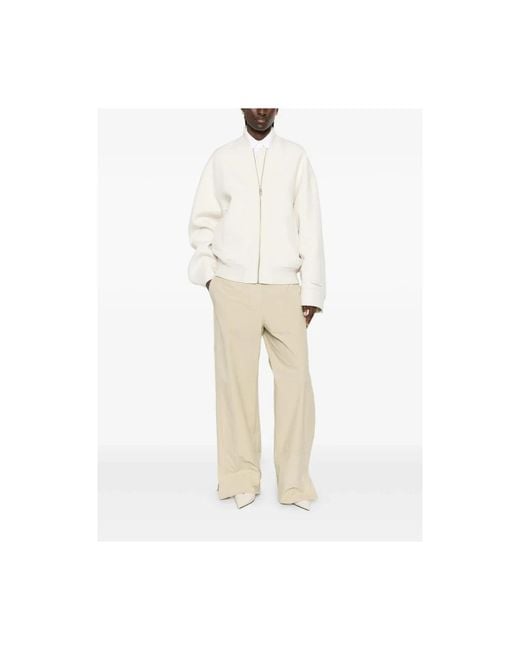 Sportmax White Bomber Jackets