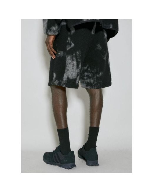 Y-3 Fleece bermuda shorts in Black für Herren