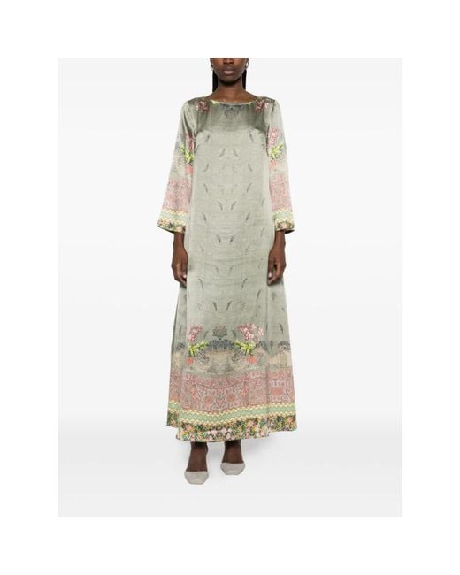 Pierre Louis Mascia Natural Maxi Dresses
