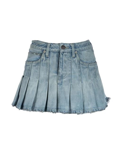 Balenciaga Stijlvolle Gonne Voor Een Trendy Look in het Blue