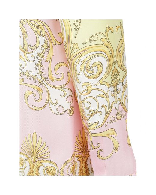 Versace Spring Barocco Shirt in het Multicolor