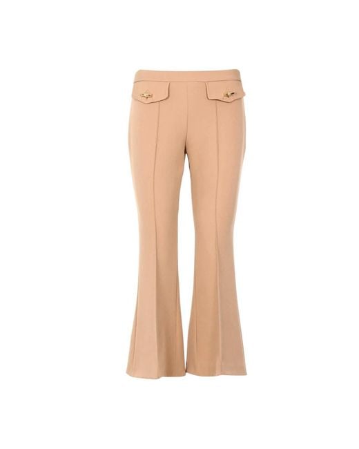 SIMONA CORSELLINI Natural Wide Trousers