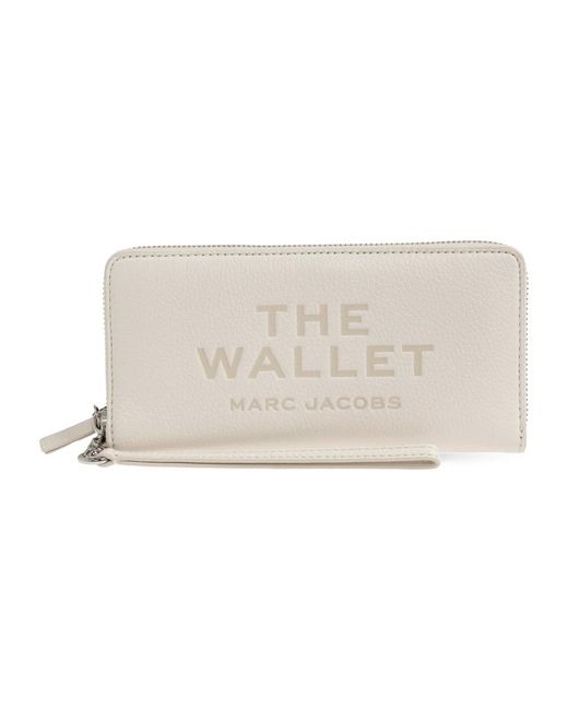Marc Jacobs Accessoires ,Wit ,Leer The Wallet in het Natural