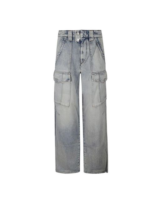 Isabel Marant Gray Wide Jeans