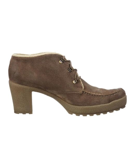 Ankle boots Camel Active de color Brown