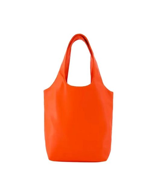 A.P.C. Orange Leder handtaschen