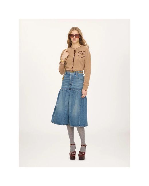 Cardigans Chloé de color Natural