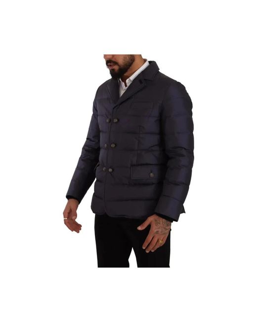 Dolce & Gabbana Blue Winter Jackets for men
