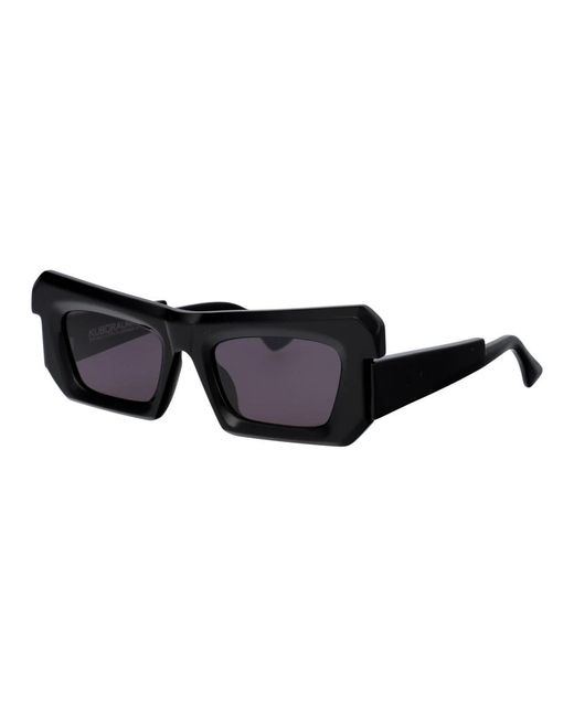 Kuboraum Black Stylische sonnenbrille maske r2