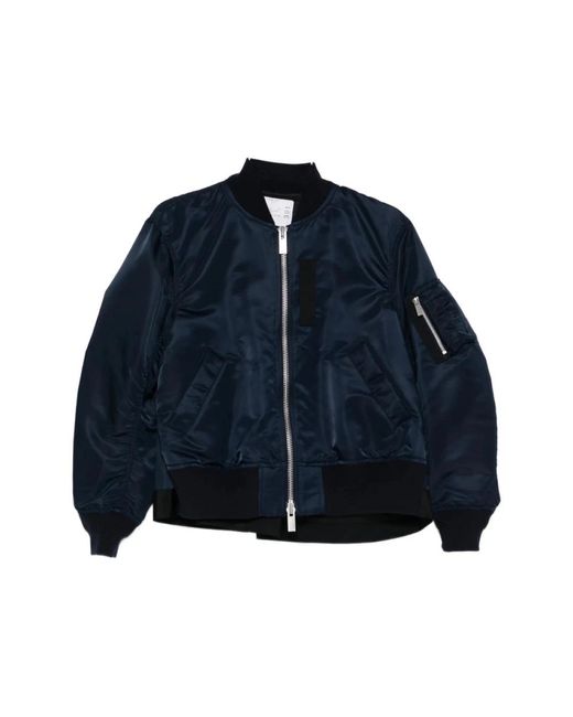 Sacai Blue Bomber Jackets