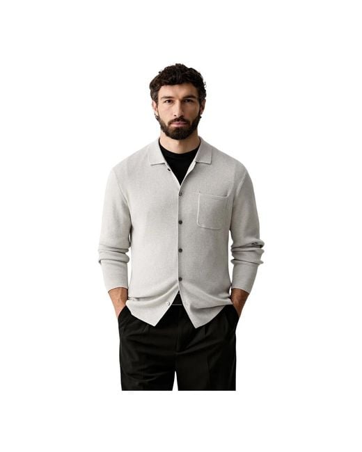 Joop! Cardigan Met Knopen in het Gray voor heren