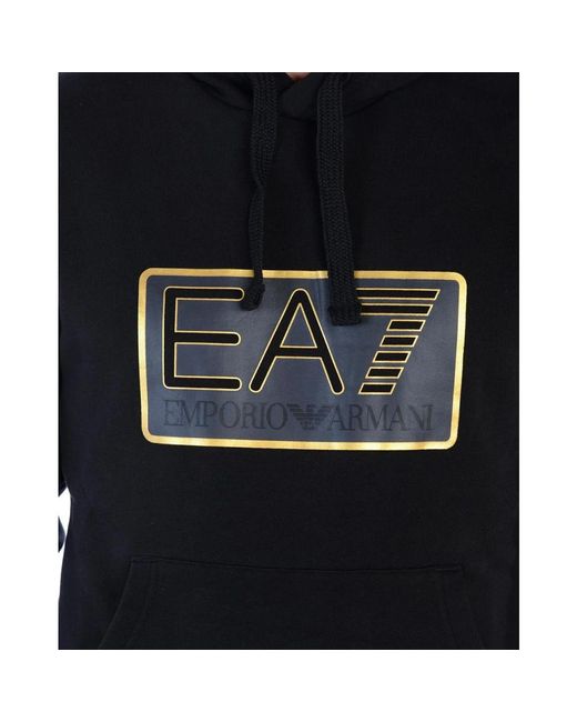 EA7 Kapuzenpullover sweatshirt in Blue für Herren
