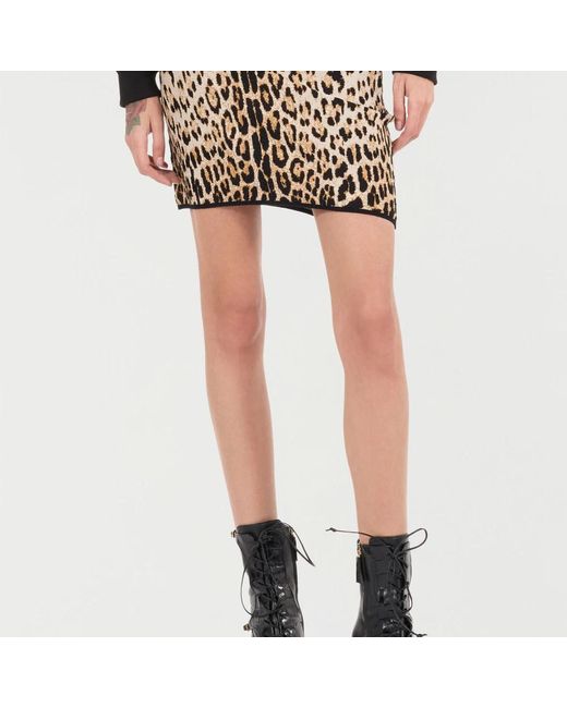 Roberto Cavalli Black Short Skirts
