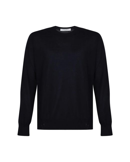 Golden Goose Deluxe Brand Blue Round-Neck Knitwear for men