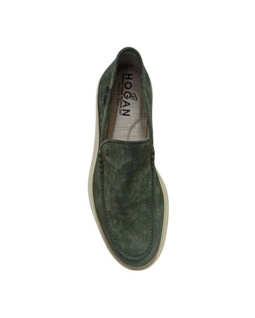 Loafers di Hogan in Green da Uomo