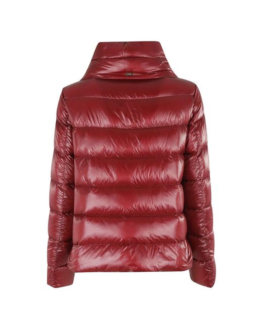 Herno Monogram Donsjas in het Red