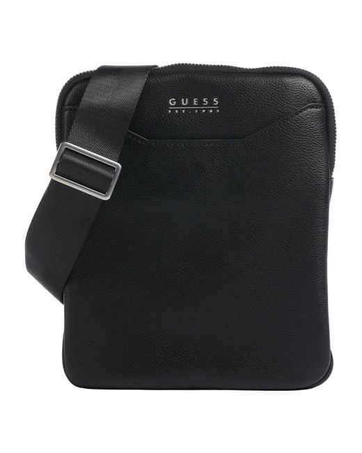 Messenger Bags di Guess in Black da Uomo