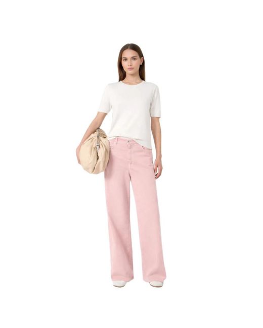 Weekend by Maxmara Pink Wide Jeans