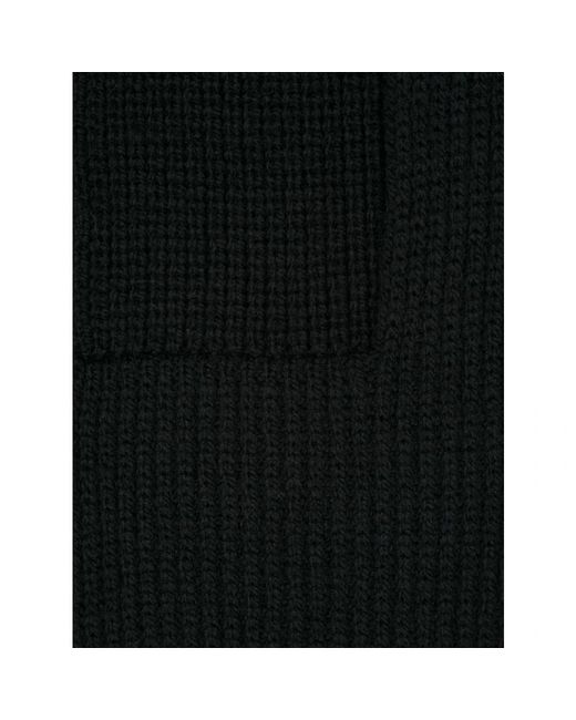 Dries Van Noten Black Winter Scarves for men