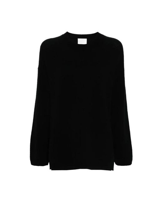Allude Black Cashmere Knitwear