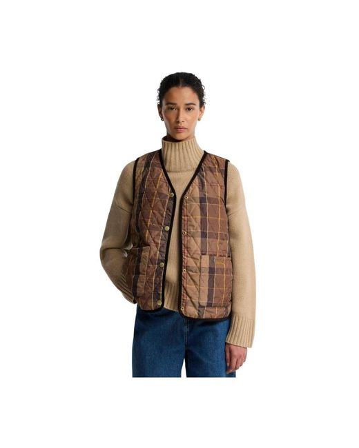 Barbour Vests in het Brown