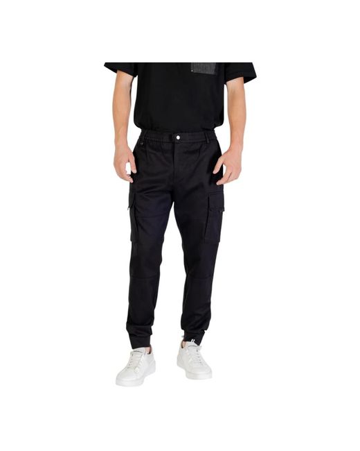 Antony Morato Black Straight Trousers for men